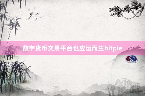 数字货币交易平台也应运而生bitpie