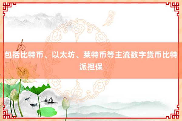 包括比特币、以太坊、莱特币等主流数字货币比特派担保