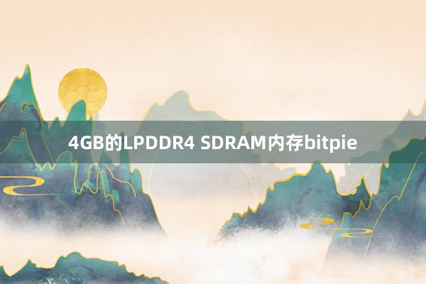 4GB的LPDDR4 SDRAM内存bitpie