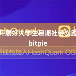 开展好大学生暑期社会实践bitpie