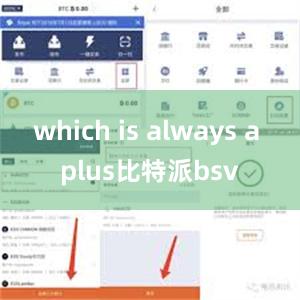 which is always a plus比特派bsv