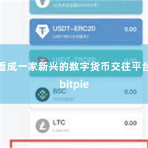 看成一家新兴的数字货币交往平台bitpie